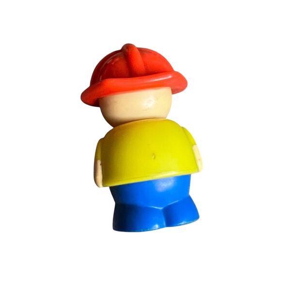 Ultra Rare Vintage 1992 Shelcore Toy Fire Rescue Truck W/ Fireman Combo Playset - Picture 8 of 9